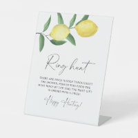 Citrus - Ring hunt bridal shower game