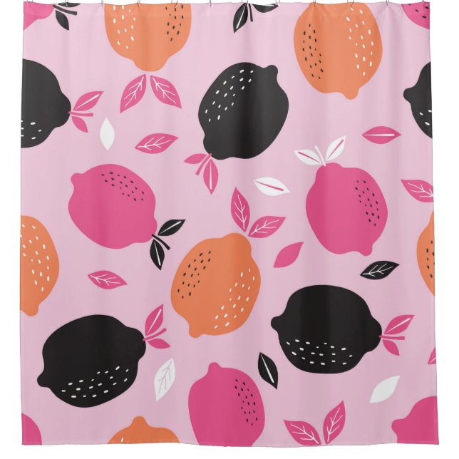 Citrus seamless pattern textile. illustration back (Front)