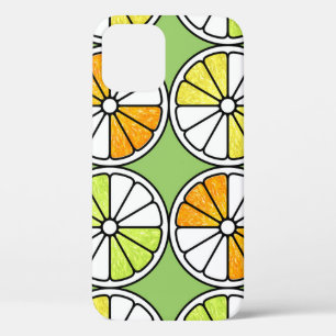 Citrus Slice Fruit, Summer Seamless. iPhone 12 Case