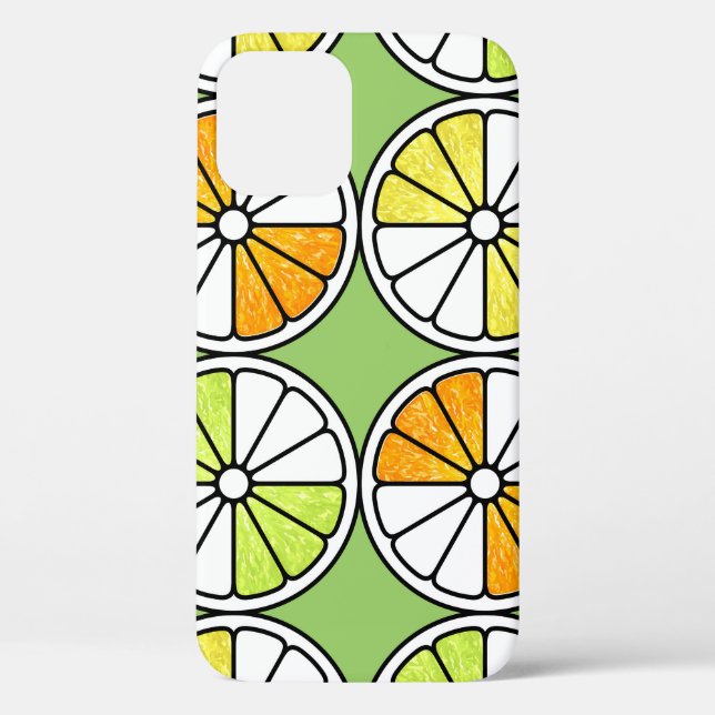 Citrus Slice Fruit, Summer Seamless. Case-Mate iPhone Case (Back)