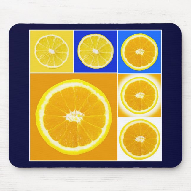 citrus slice mouse pad (Front)