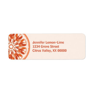 Citrus Slice Orange Personalized