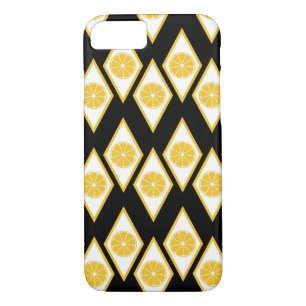 Citrus Slices in Modern Diamond Pattern Case-Mate iPhone Case