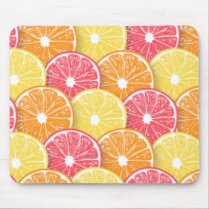 Citrus slices mouse pad