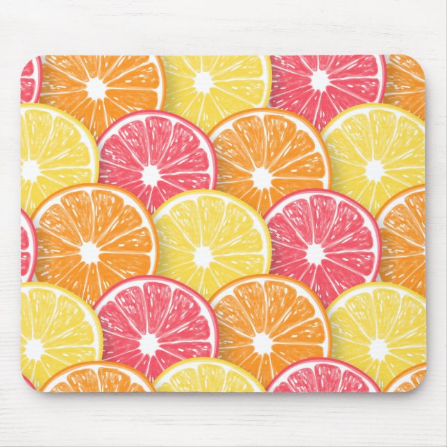 Citrus slices mouse pad (Front)