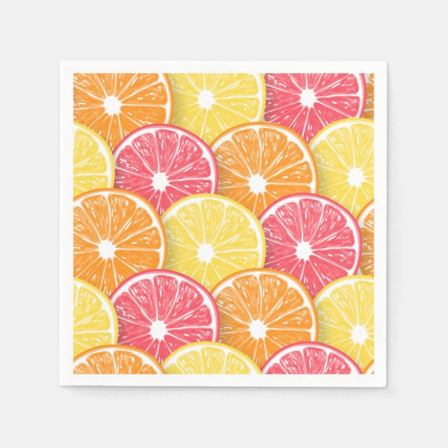 Citrus slices napkin (Front)