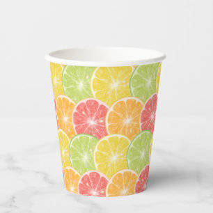 Citrus Slices Paper Cups