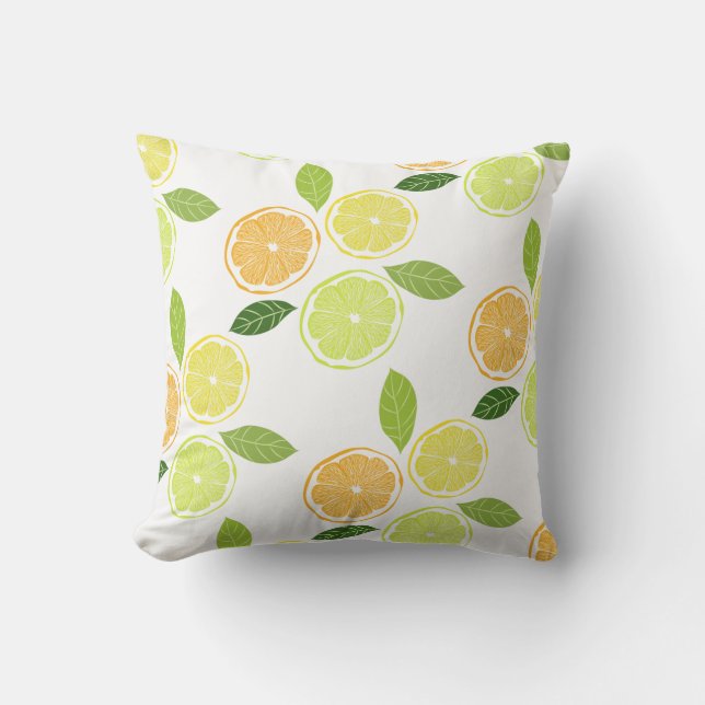 Citrus Slices Pillow (Front)