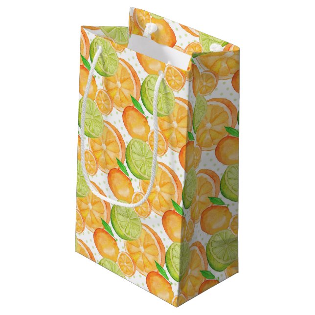 Citrus Small Gift Bag (Back Angled)