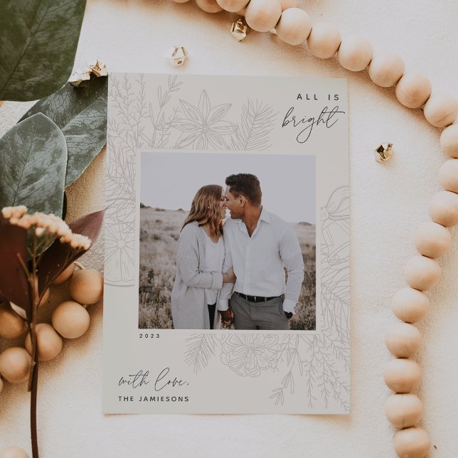 Citrus & Spice | All is Bright Photo Holiday Card (Creator Uploaded)