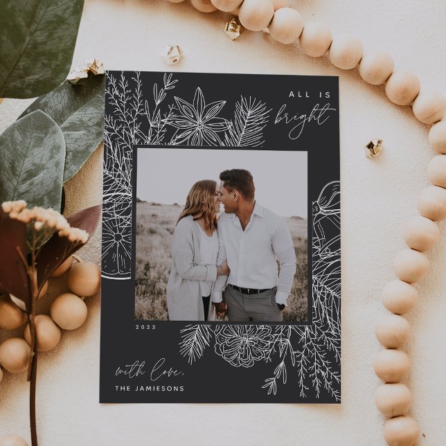 Citrus & Spice | All is Bright Photo Holiday Card (Creator Uploaded)