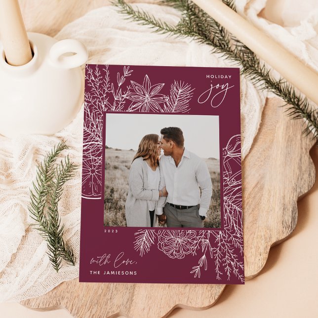 Citrus & Spice | Holiday Joy Photo Card (Creator Uploaded)