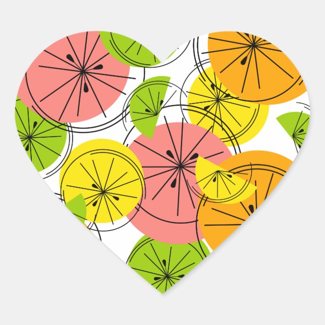 Citrus sticker heart (Front)