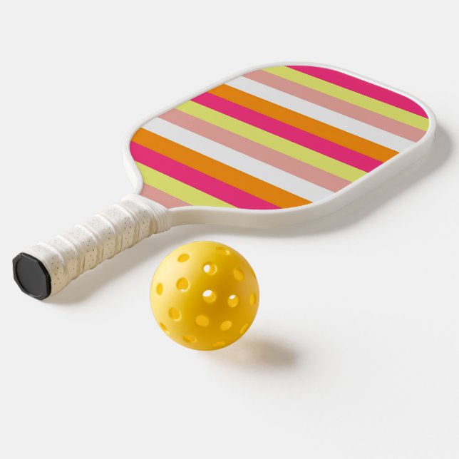 Citrus Stripe Pickleball Paddle (Laydown 2)
