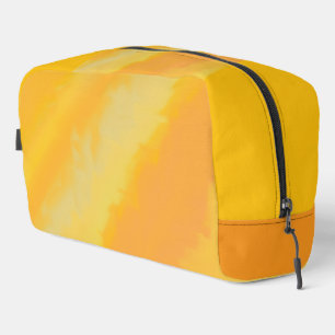 Citrus Sunny Orange Watercolor Dopp Kit