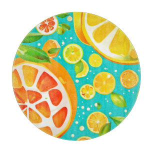 Citrus Symphony: A Juicy Delight Cutting Board