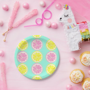 Citrus Symphony Paper Plate