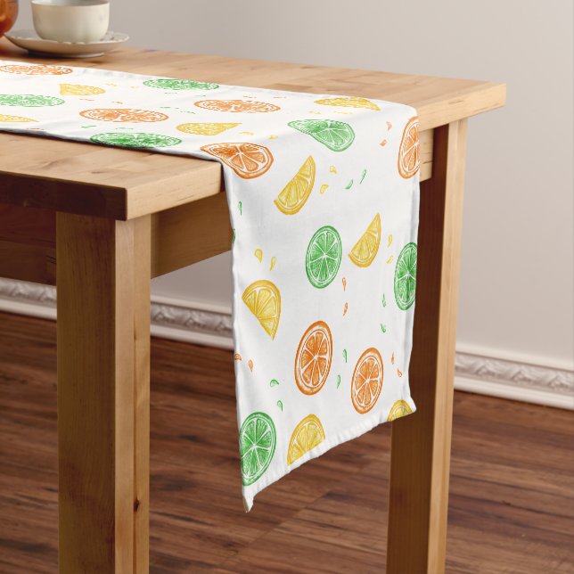 Citrus Table Road Short Table Runner (In Situ)