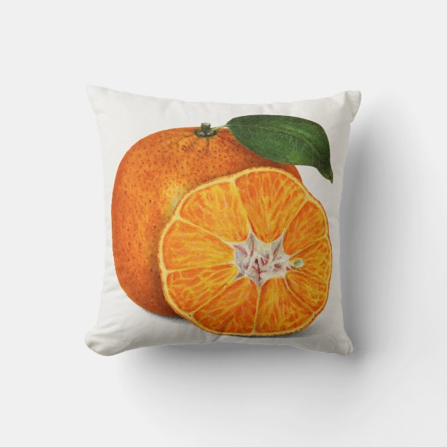 Citrus Throw Pillow (Front)