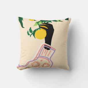 Citrus Touch Throw Pillow