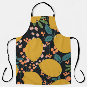 Citrus Tree Hand Drawn: Vintage Apron