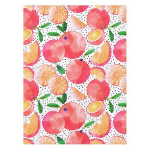 Citrus Tropical   Juicy Fruits Polka Dots   Food O Tablecloth