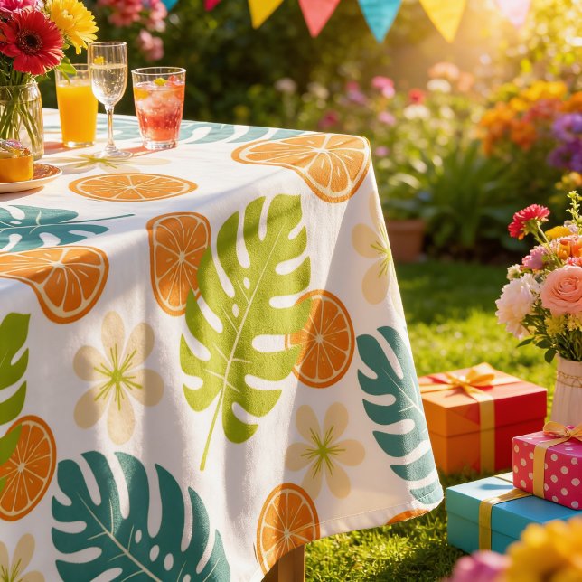 Citrus Tropical Tablecloth (Citrus Tropical Tablecloth)