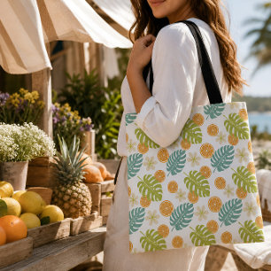 Citrus Tropical Tote Bag