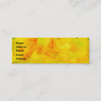 Citrus Watercolor Business Card