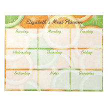 Citrus Weekly Meal Planner