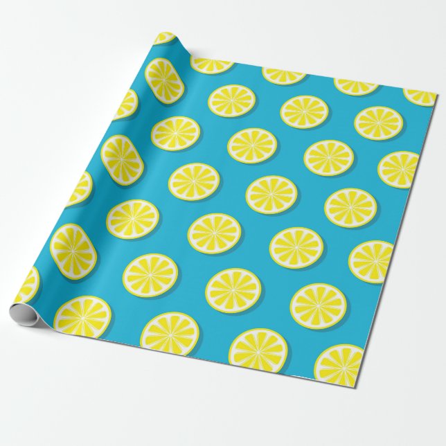 Citrus Wrapping Paper (Unrolled)