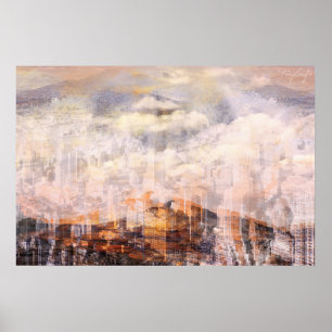 City Abstract Poster