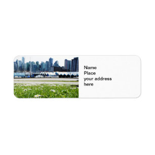 City Across the Bay return address label