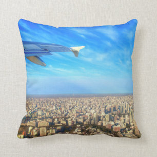 City airport Jorge Newbery AEP Throw Pillow