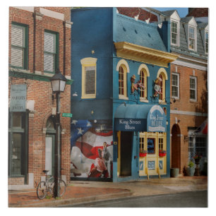 City - Alexandria, VA - King Street Blues Tile