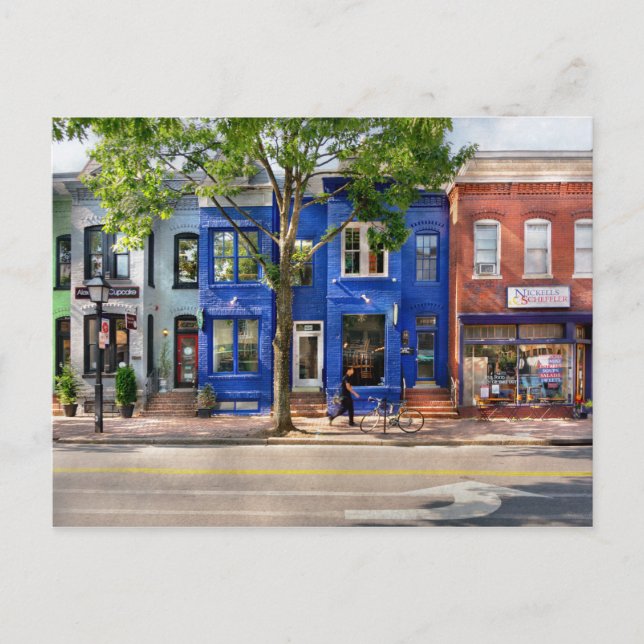 City - Alexandria VA - The colours of Alexandria Postcard (Front)