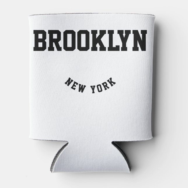 City and State Custom Location  Can Cooler (Front)