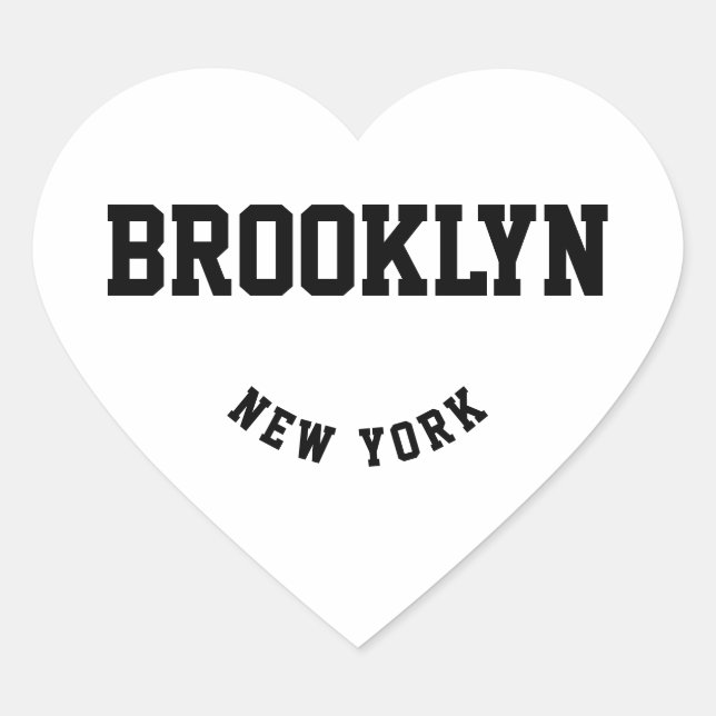City and State Custom Location   Heart Sticker (Front)