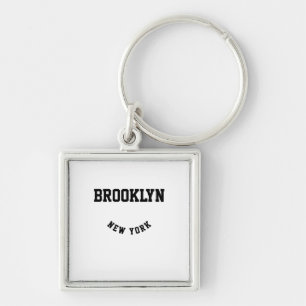 City and State Custom Location Keychain