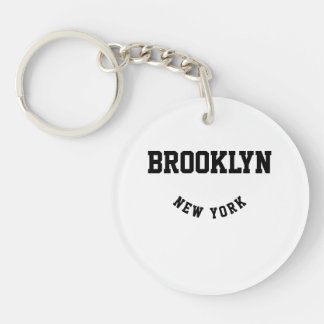 City and State Custom Location Keychain