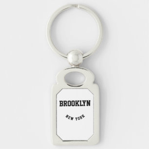 City and State Custom Location   Keychain