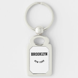 City and State Custom Location Keychain