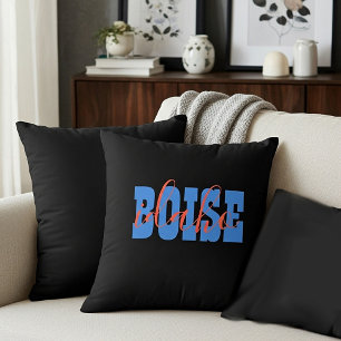 City and state custom throw pillow