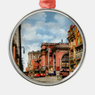 City - Baltimore MD - Adult entertainment 1910 Metal Ornament
