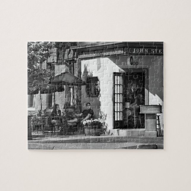 City - Baltimore, MD - Having a cold one Jigsaw Puzzle (Horizontal)