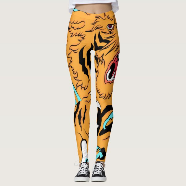 City Bear Drip Tee yoga legging (Devant)