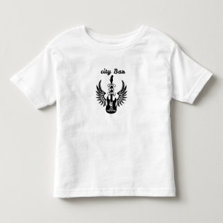 City Ben Rock Guitar Wings Skull Kids T-Shirt