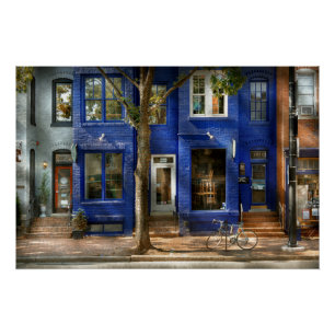 City - Bike - Alexandria, VA - The urbs Poster