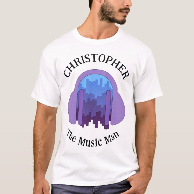 City blast: tribute to music custom T-Shirt (Front)