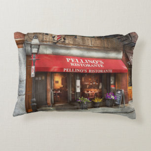 City - Boston, MA - Pellino's Ristorante Accent Pillow